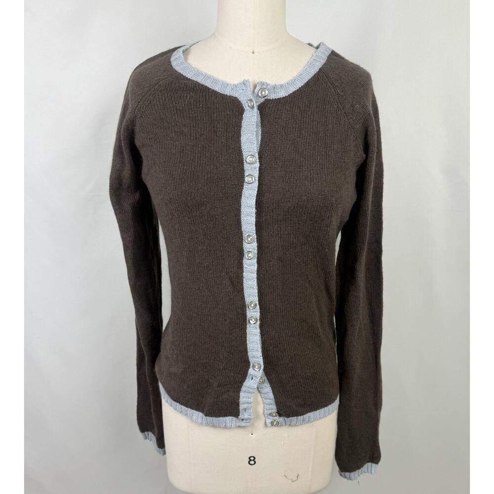 Vila Clothes XL Silk Blend Lightweight Cardigan Grannycore 80's Modest Vintage